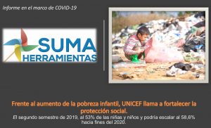 Lee más sobre el artículo Aumento de la pobreza infantil en Argentina pondría escalar al 58,6% a fines del 2020